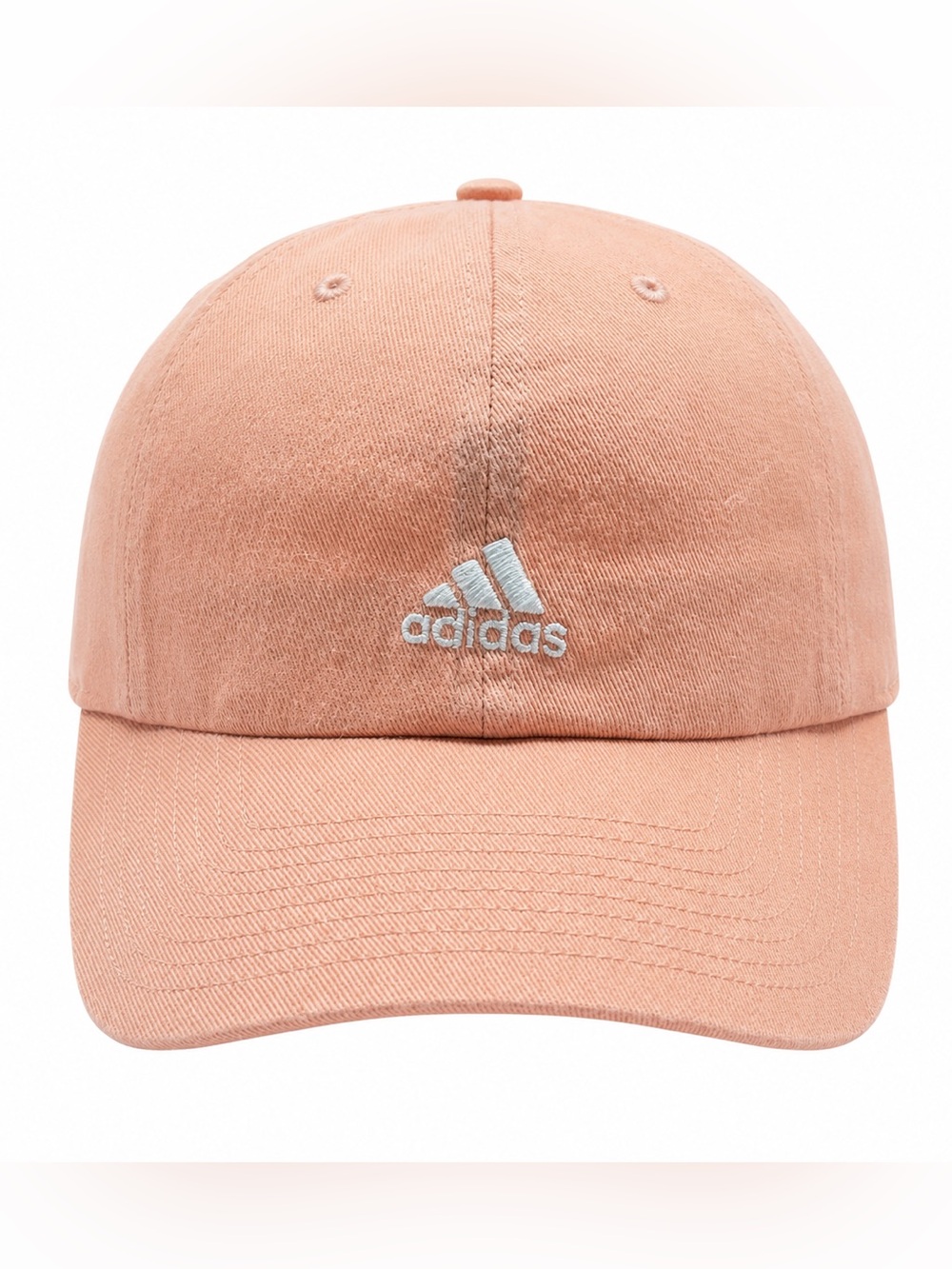 adidas Peach Activewear Cap with White Embroidered Logo